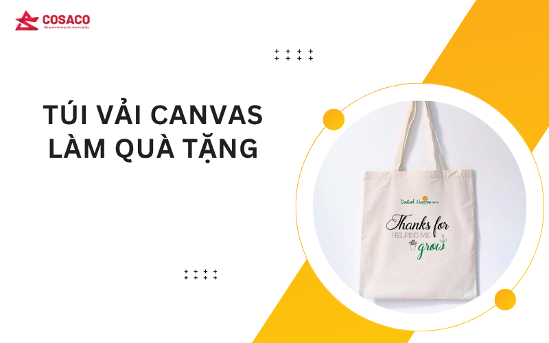 Túi vải canvas làm quà tặng