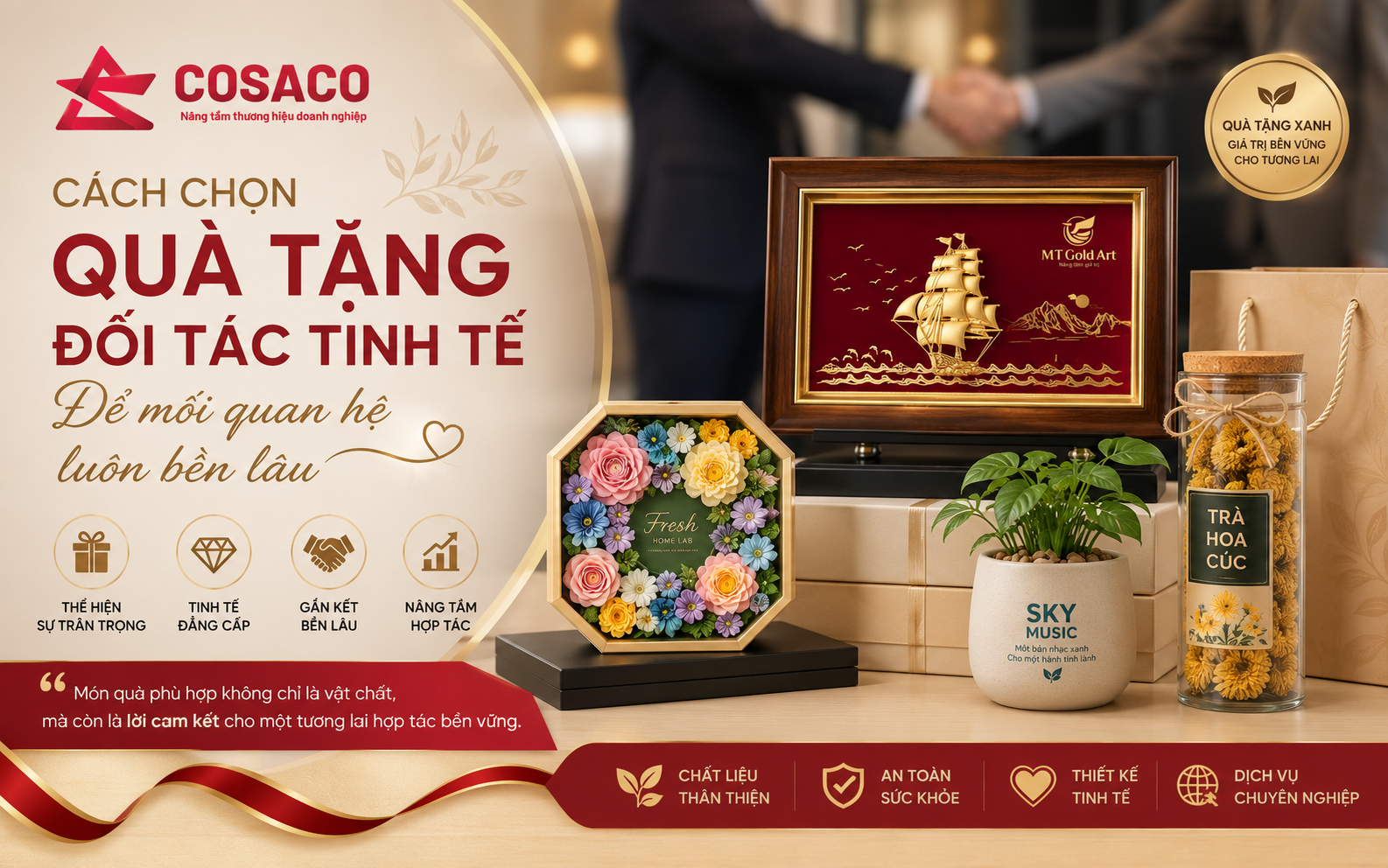 Cách chọn quà tặng đối tác tinh tế