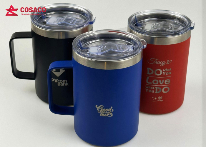 Bình giữ nhiệt, ly cốc in logo thương hiệu