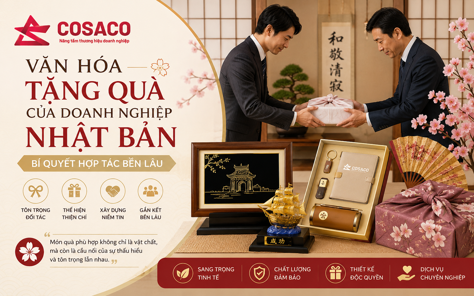 Văn hóa tặng quà của doanh nghiệp Nhật Bản