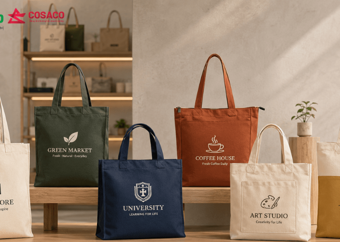 Chọn kỹ thuật in nào để túi canvas đẹp và bền màu?