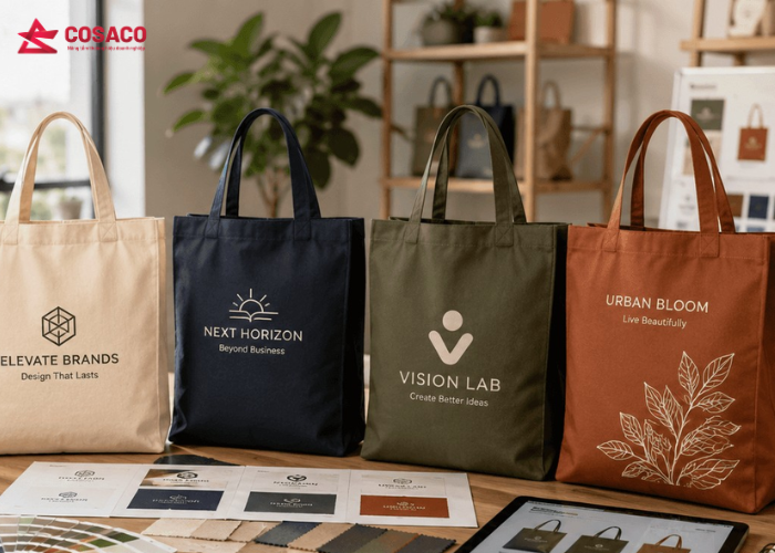 Túi vải bố thiết kế riêng – khi thương hiệu không muốn giống số đông