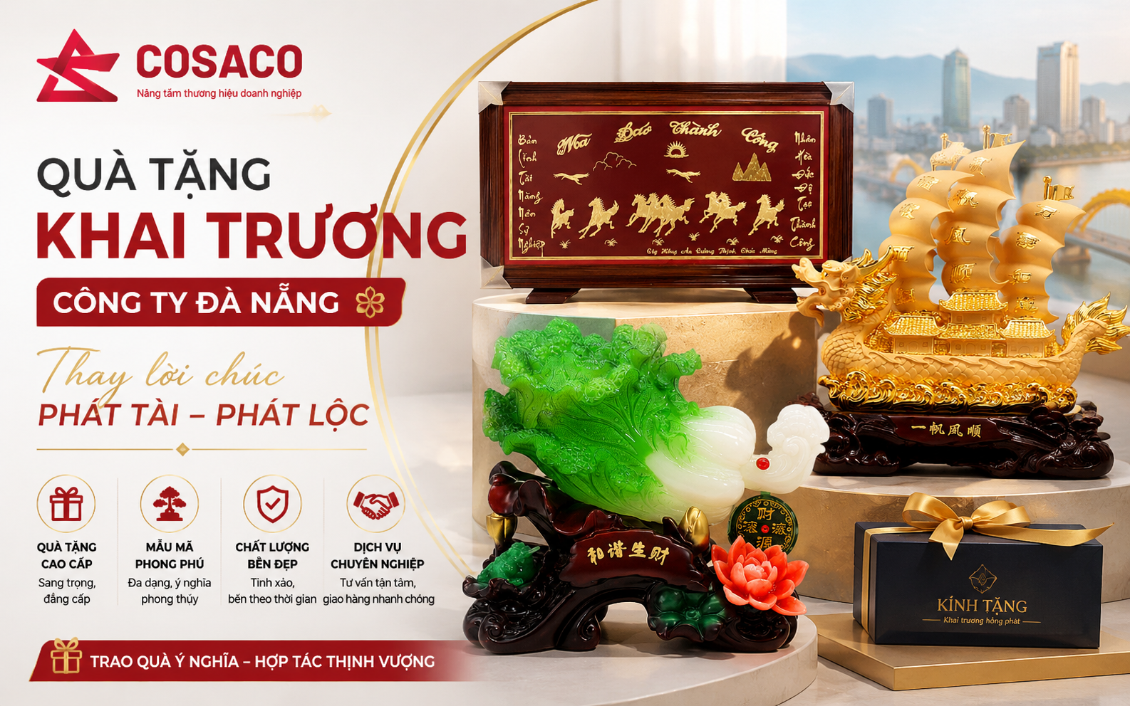 Quà tặng khai trương công ty Đà Nẵng