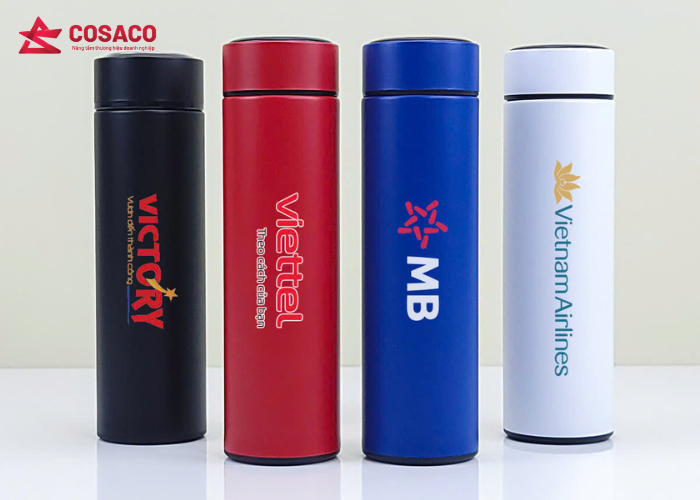 Bình giữ nhiệt, ly sứ in logo