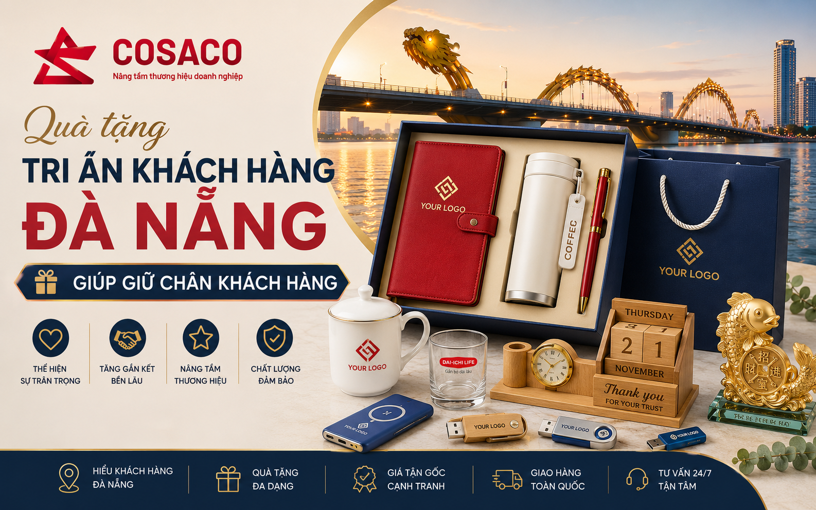 Quà tặng tri ân khách hàng Đà Nẵng