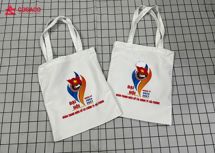 Túi canvas in logo – biến vật dụng thành điểm chạm thương hiệu