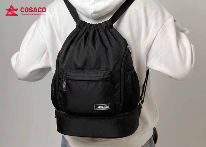 Balo rút nhiều ngăn tiện dụng
