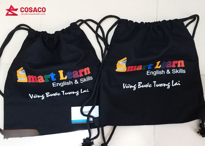 Balo rút in logo theo yêu cầu