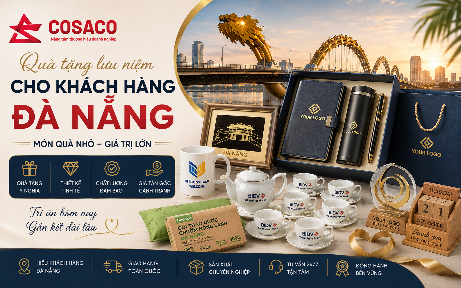 Quà tặng lưu niệm cho khách hàng Đà Nẵng