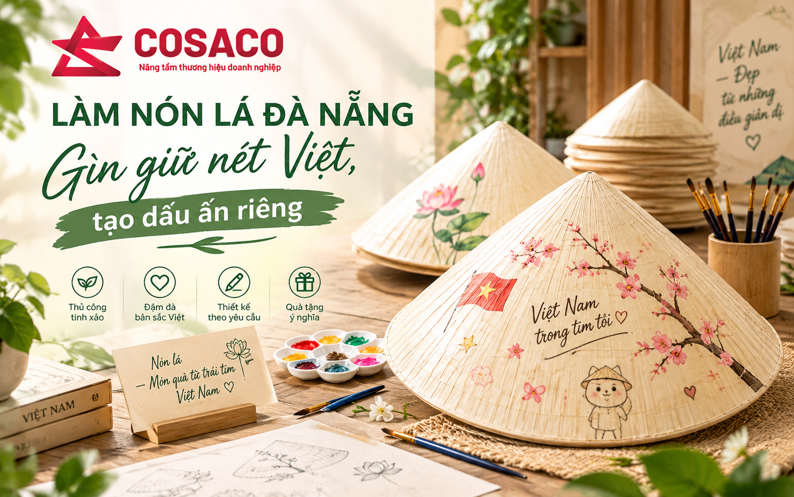 Làm nón lá Đà Nẵng