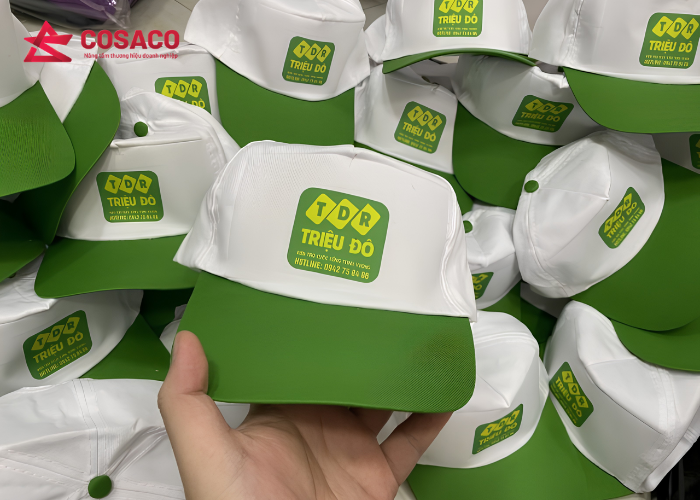 Nón in hoặc thêu logo theo yêu cầu