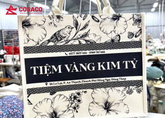 Túi đay in logo – Đưa nhận diện thương hiệu vào từng sản phẩm