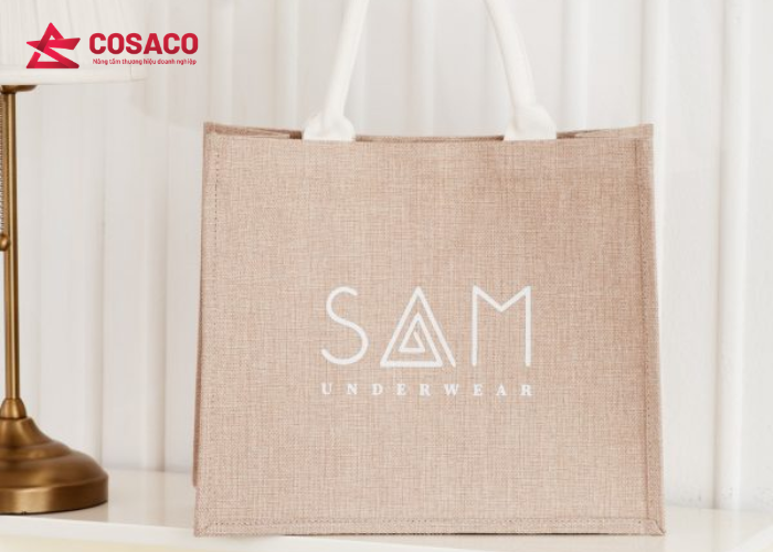 Túi vải đay phối canvas hoặc cotton