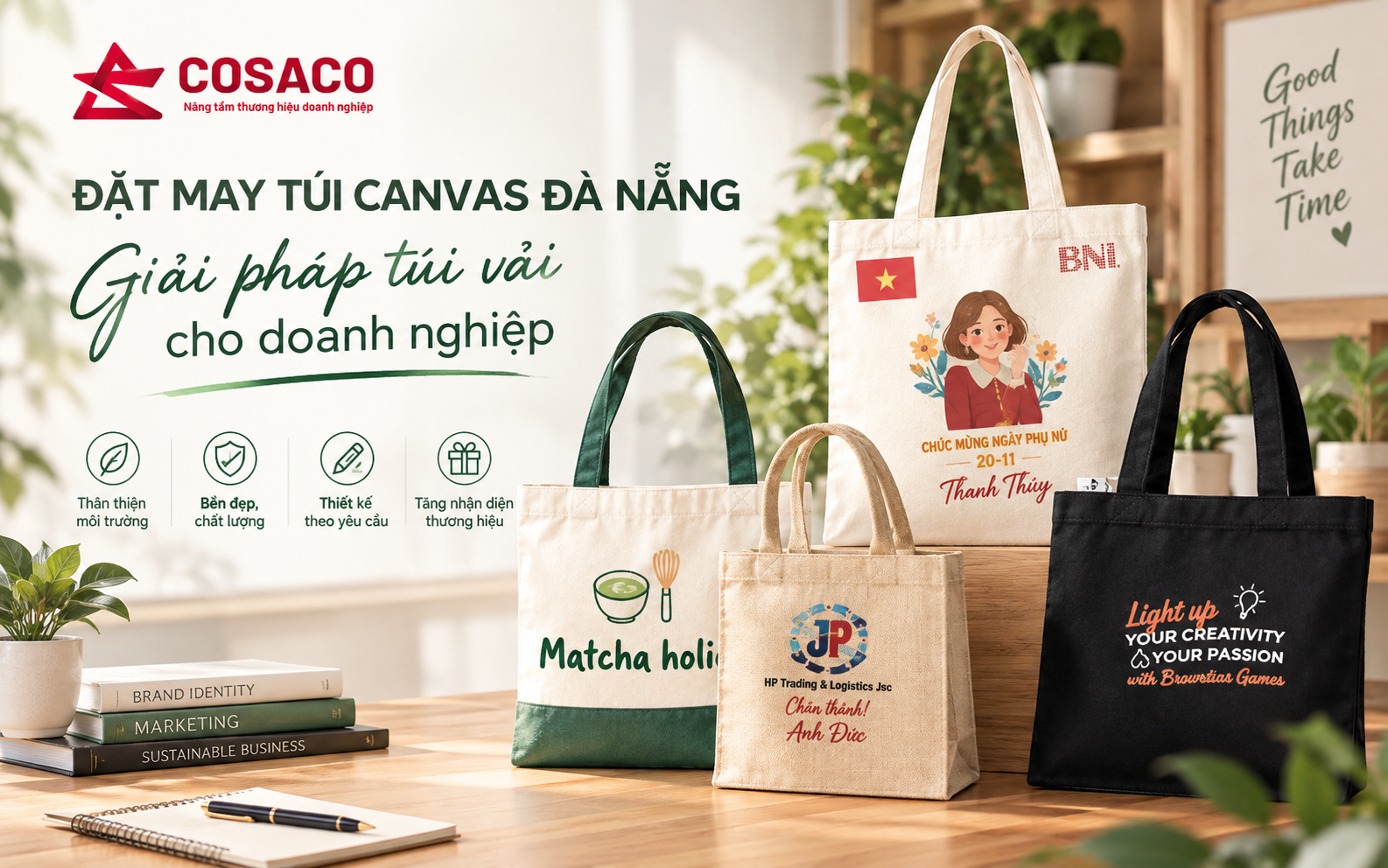 đặt may túi canvas Đà Nẵng