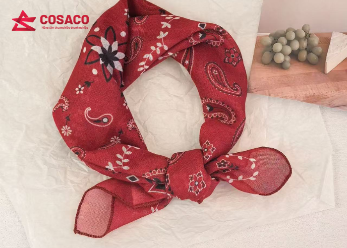 Khăn bandana dùng làm đồng phục và phụ kiện sự kiện