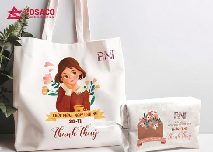 Các hình thức in túi canvas phổ biến hiện nay