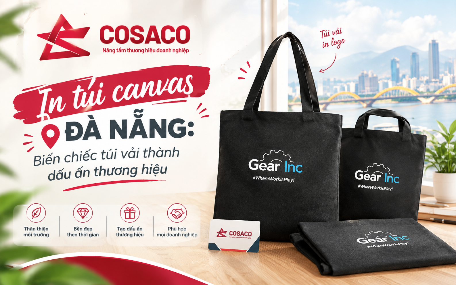 in túi canvas Đà Nẵng