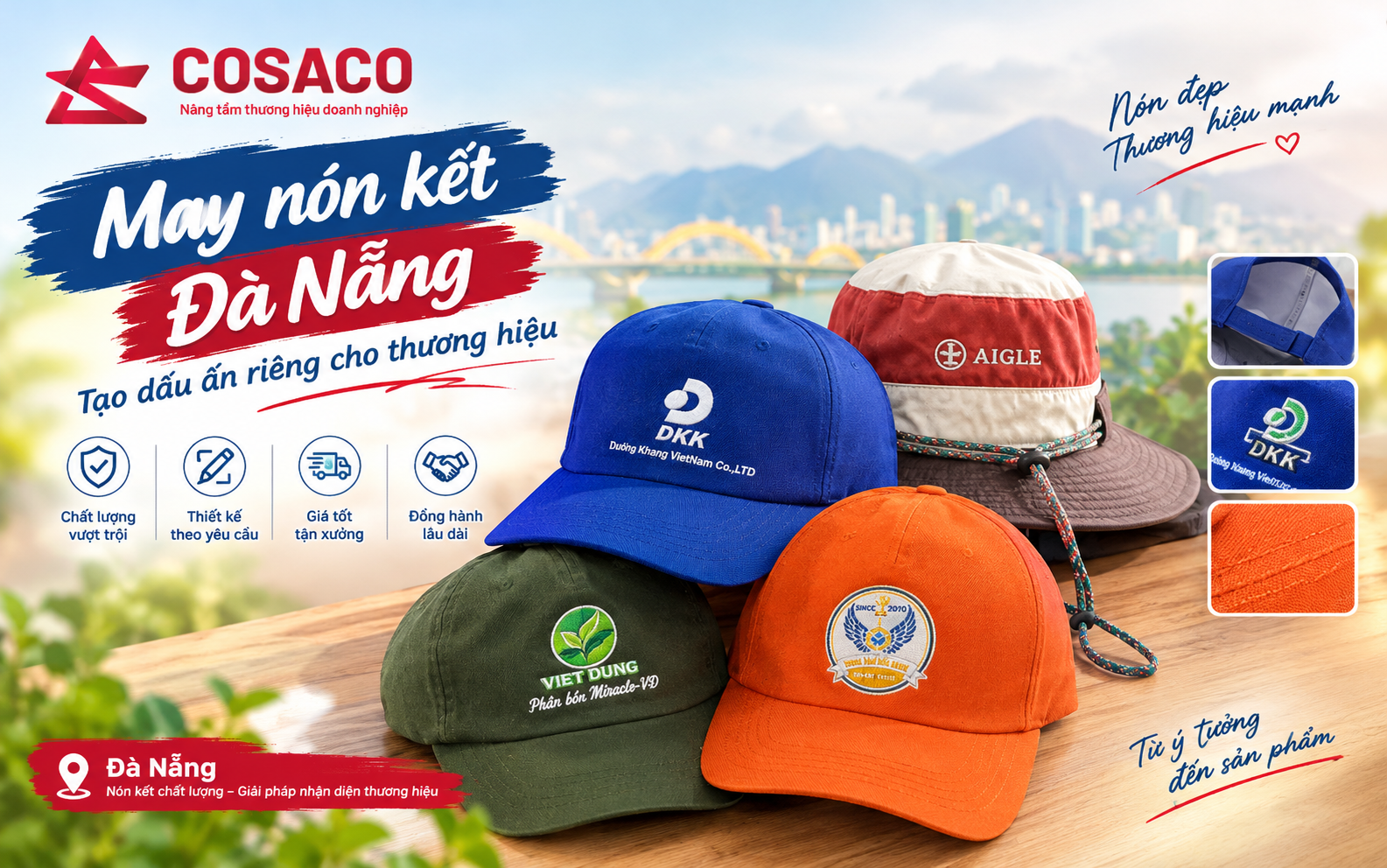 may nón kết Đà Nẵng