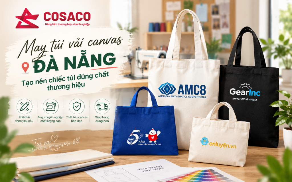 may túi vải canvas Đà Nẵng