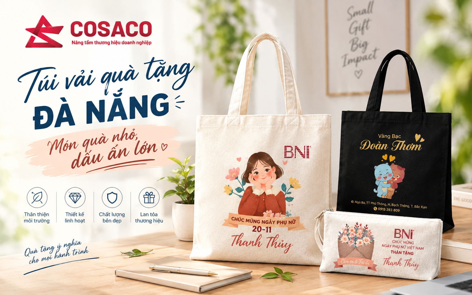Túi vải quà tặng Đà Nẵng
