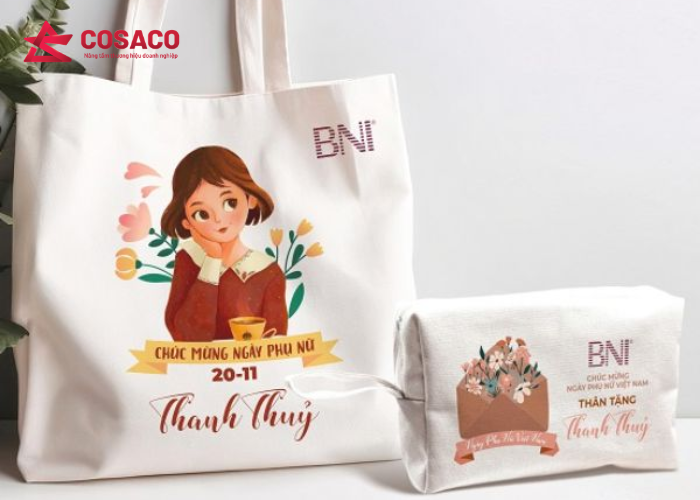Túi tote canvas – Đơn giản nhưng dễ tạo dấu ấn