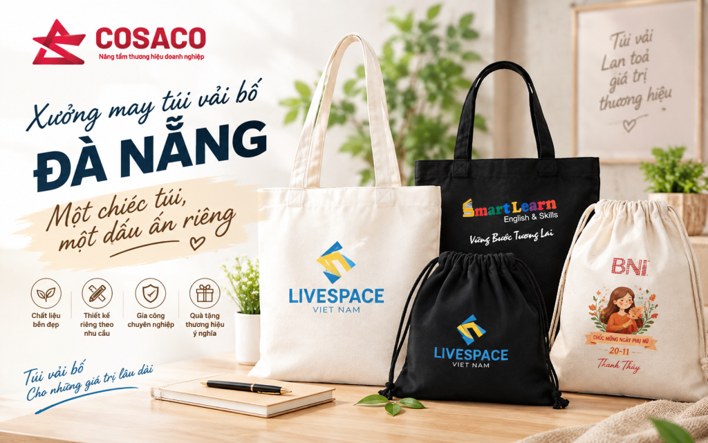xưởng may túi vải bố Đà Nẵng