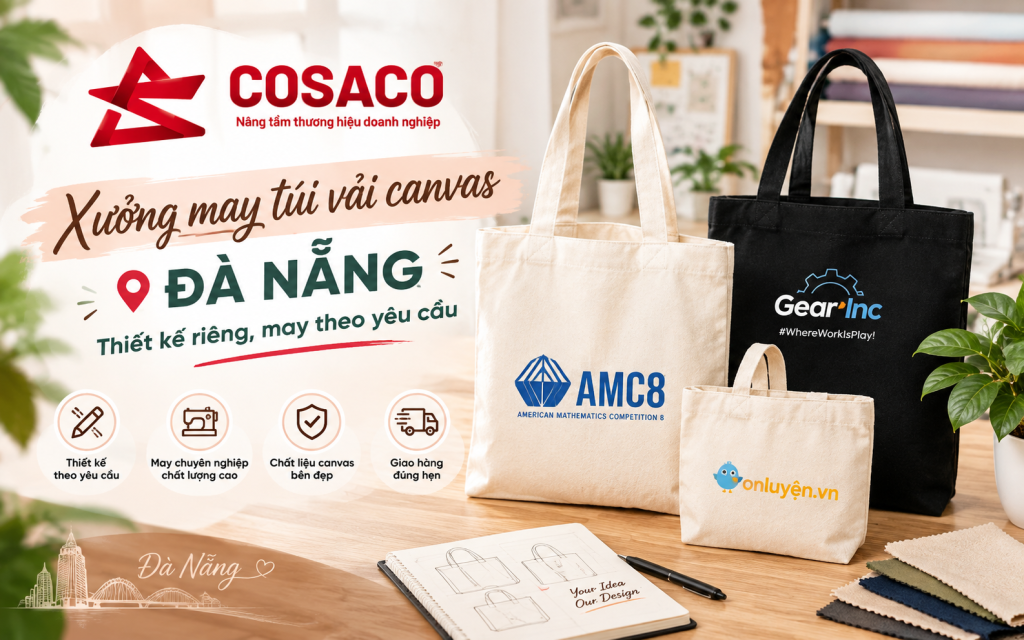 xưởng may túi vải canvas Đà Nẵng