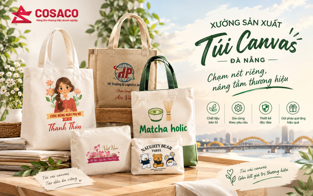 xưởng sản xuất túi canvas Đà Nẵng
