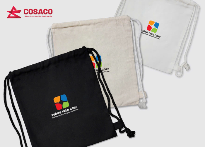Túi canvas dây rút – Nhỏ gọn, tiện dụng